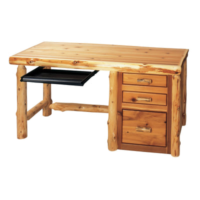 Cedar Log File Desk