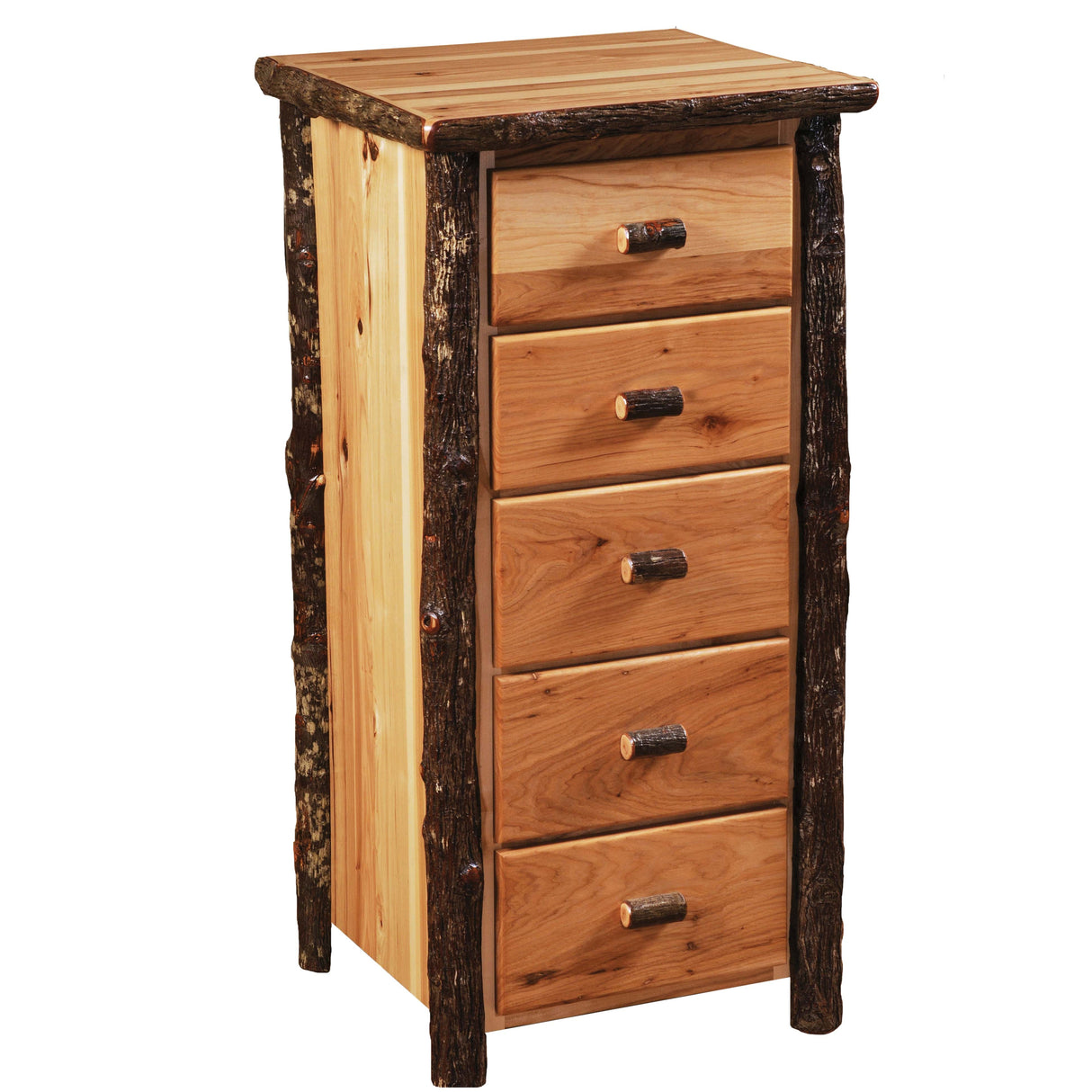 Hickory Log Storage Chest