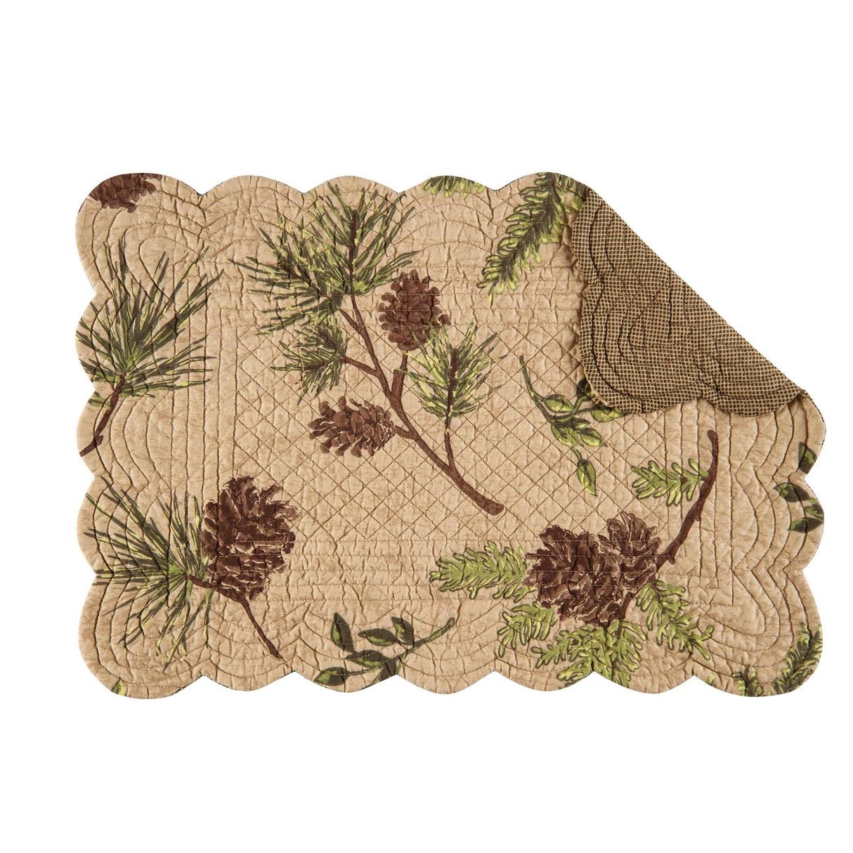 Pinecone Cabin Placemat Set