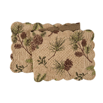Pinecone Cabin Table Runner
