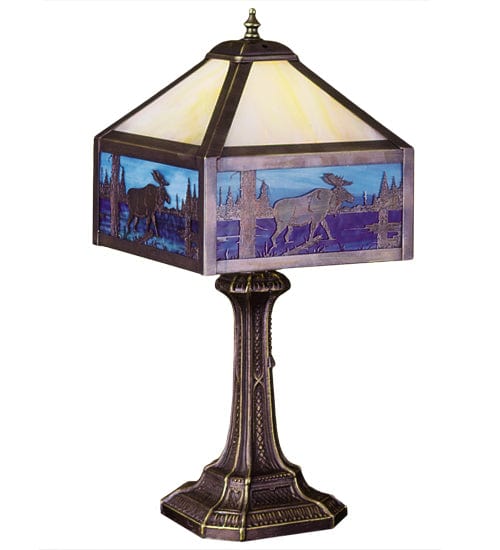 Moose Waters 20" Table Lamp