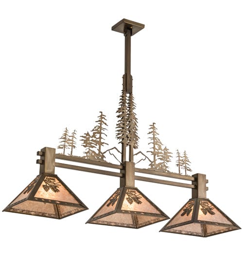 Shaded Pines 45" Island Pendant