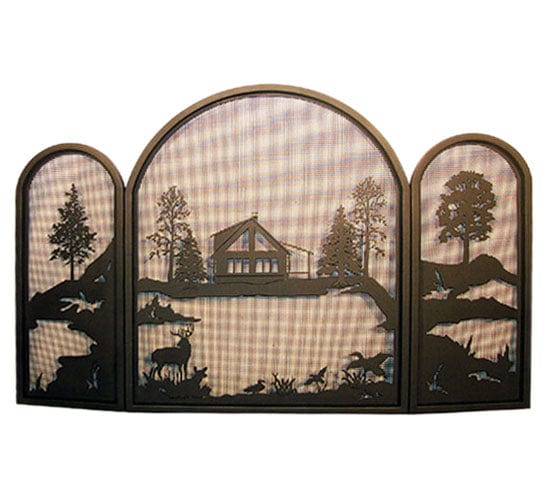 Quiet Pond 44" Fireplace Screen