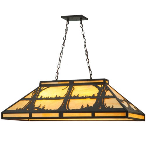 Quiet Pond 40" Oblong Pendant