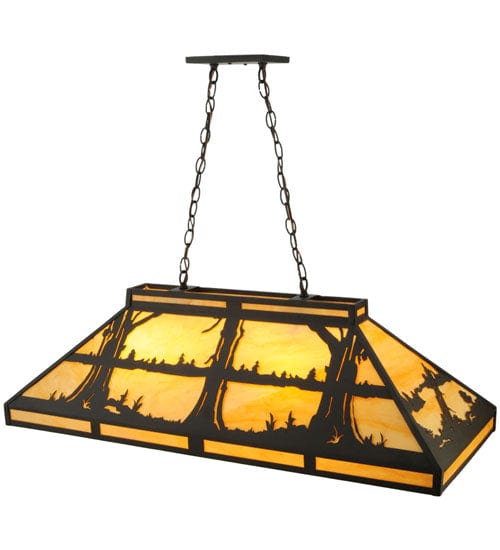 Quiet Pond 40" Oblong Pendant