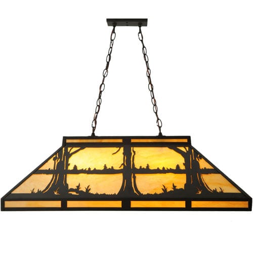 Quiet Pond 40" Oblong Pendant
