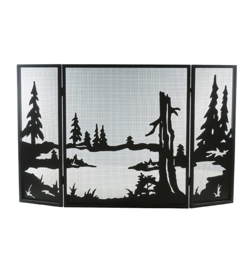 Quiet Pond 52" Fireplace Screen
