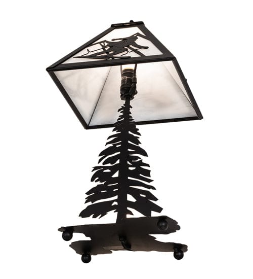 Downhill Ski 21" Table Lamp