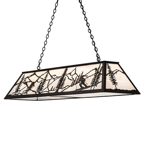 Downhill Ski 60" Oblong Pendant