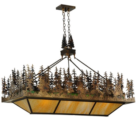 Lake Ponderosa 60" Oblong Inverted Pendant