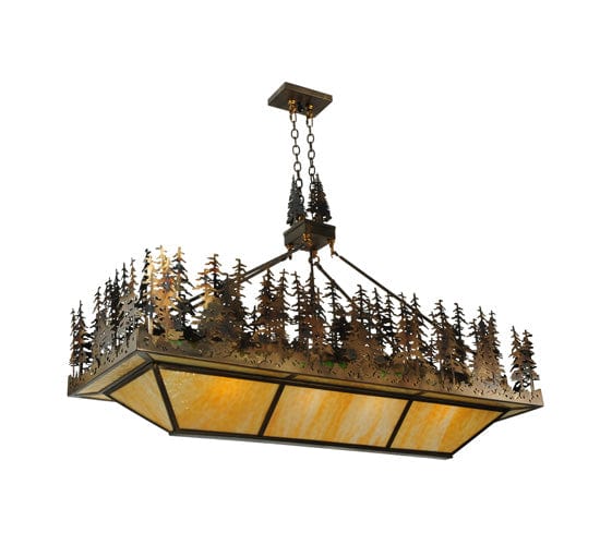 Lake Ponderosa 60" Oblong Inverted Pendant
