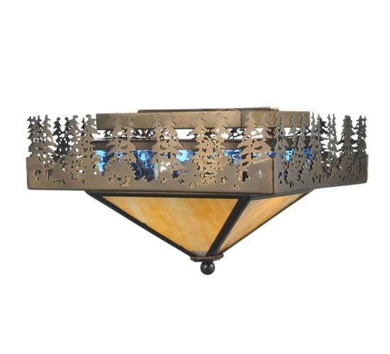 Lake Ponderosa 16" Square Flush Mount