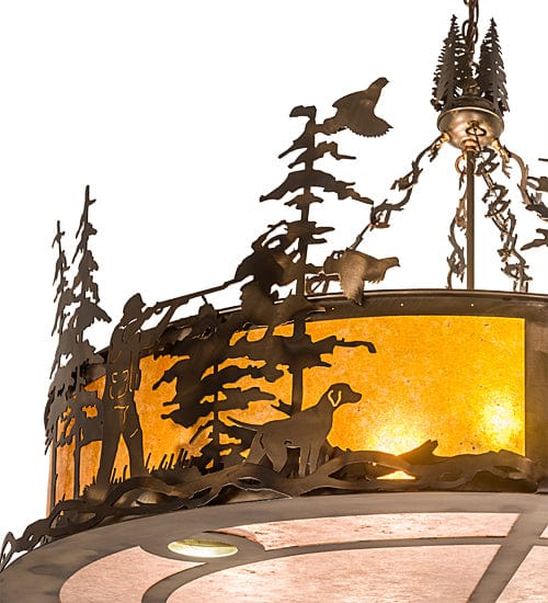 Quail Hunt 50" Inverted Pendant