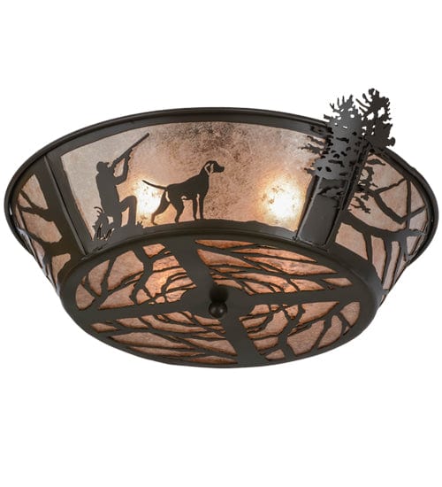 Quail Hunt 25" Flush Mount