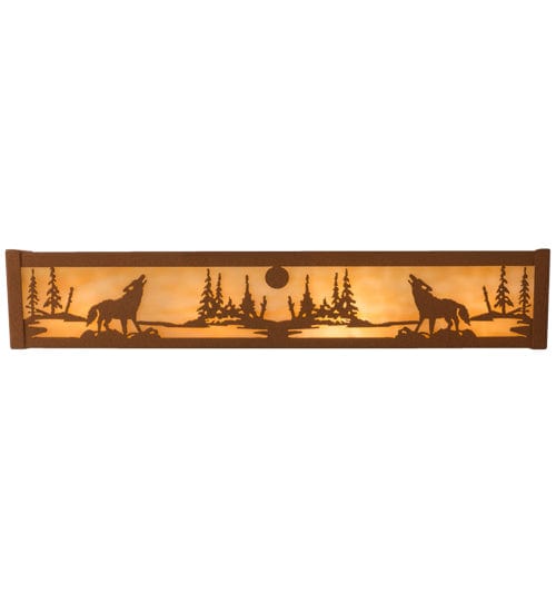 Wolf Howl 24" Vanity Light