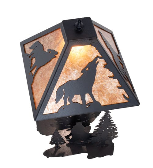 Wolf Howl 22" Table Lamp