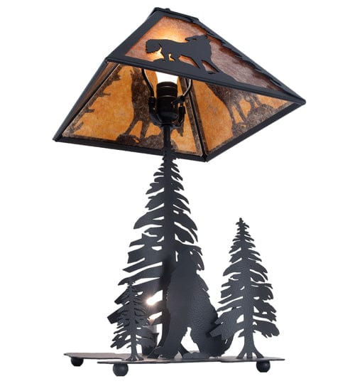 Wolf Howl 22" Table Lamp