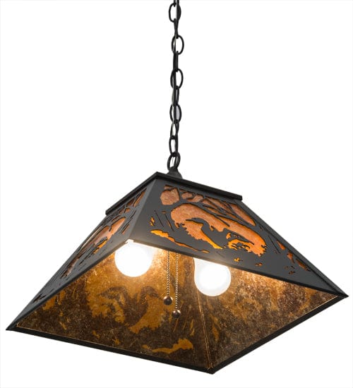 Loon Waters 16" Square Pendant