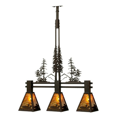 Loon Waters 30" 3 Light Island Pendant