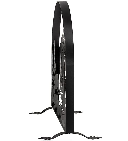 Bear Waters 30" Arched Fireplace Screen