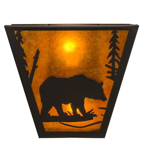 Bear Waters 13" Wall Sconce