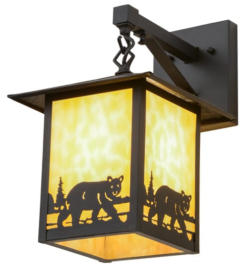 Bear Waters 9" Hanging Wall Sconce