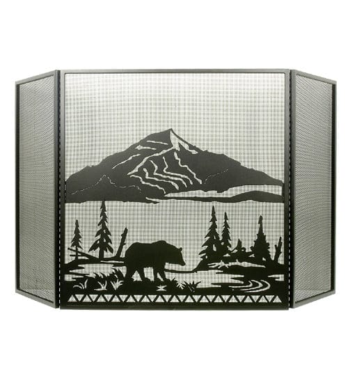 Bear Waters 74" Fireplace Screen