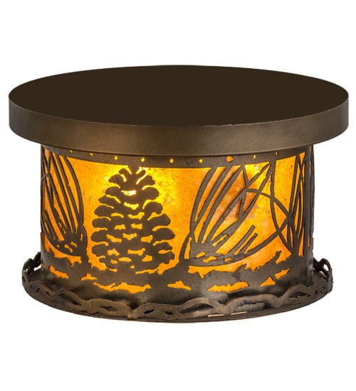 Mountain Pine 11" Flush Mount