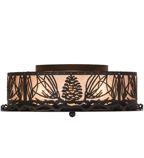 Mountain Pine 22" Flush Mount