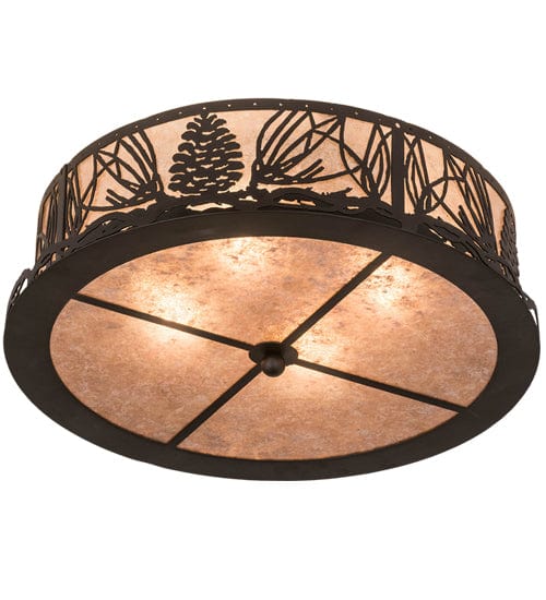 Mountain Pine 22" Flush Mount