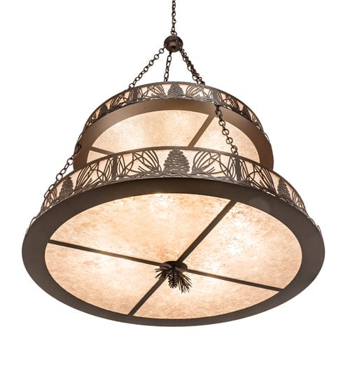 Mountain Pine 48" Two Tier Inverted Pendant