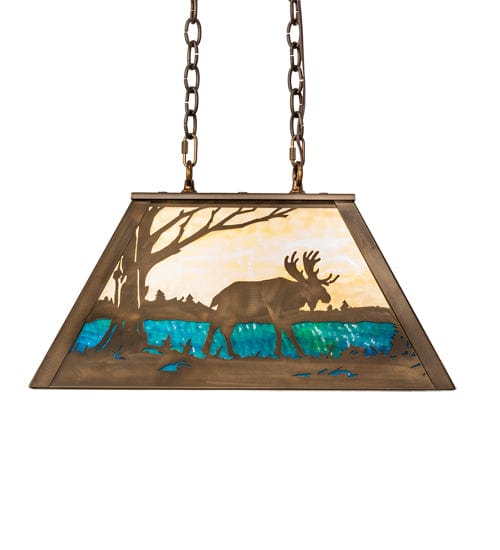 Moose Lake 23" Oblong Pendant