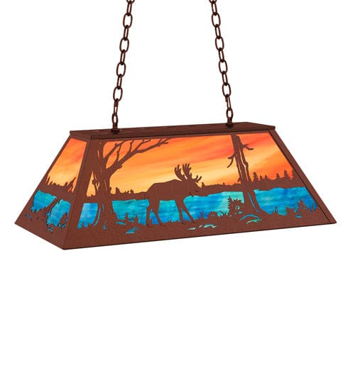 Moose Lake 33" Oblong Pendant