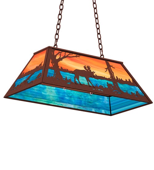 Moose Lake 33" Oblong Pendant