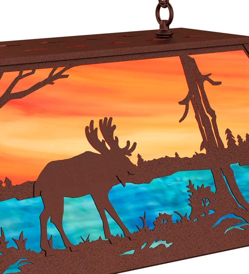 Moose Lake 33" Oblong Pendant