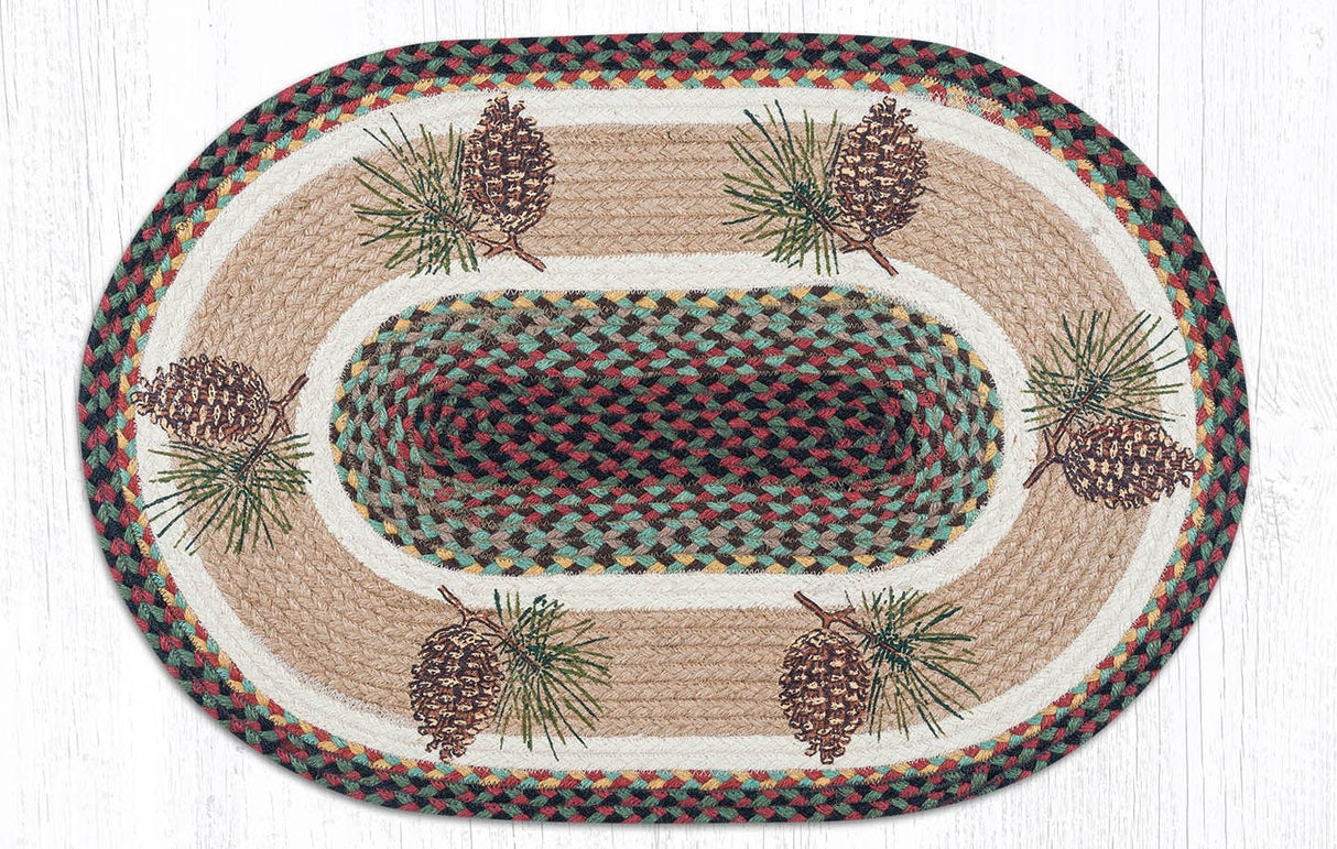 Pinecone Ring Oval Rug