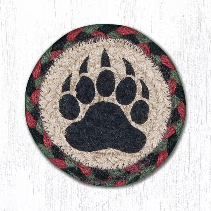 Bear Paw Prints Printed Coaster