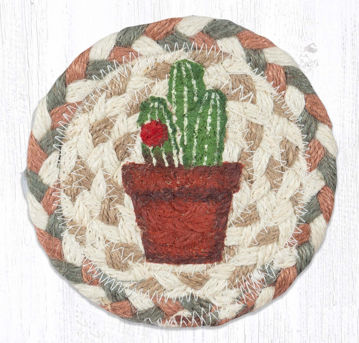 Cacti Plant Printed Coaster