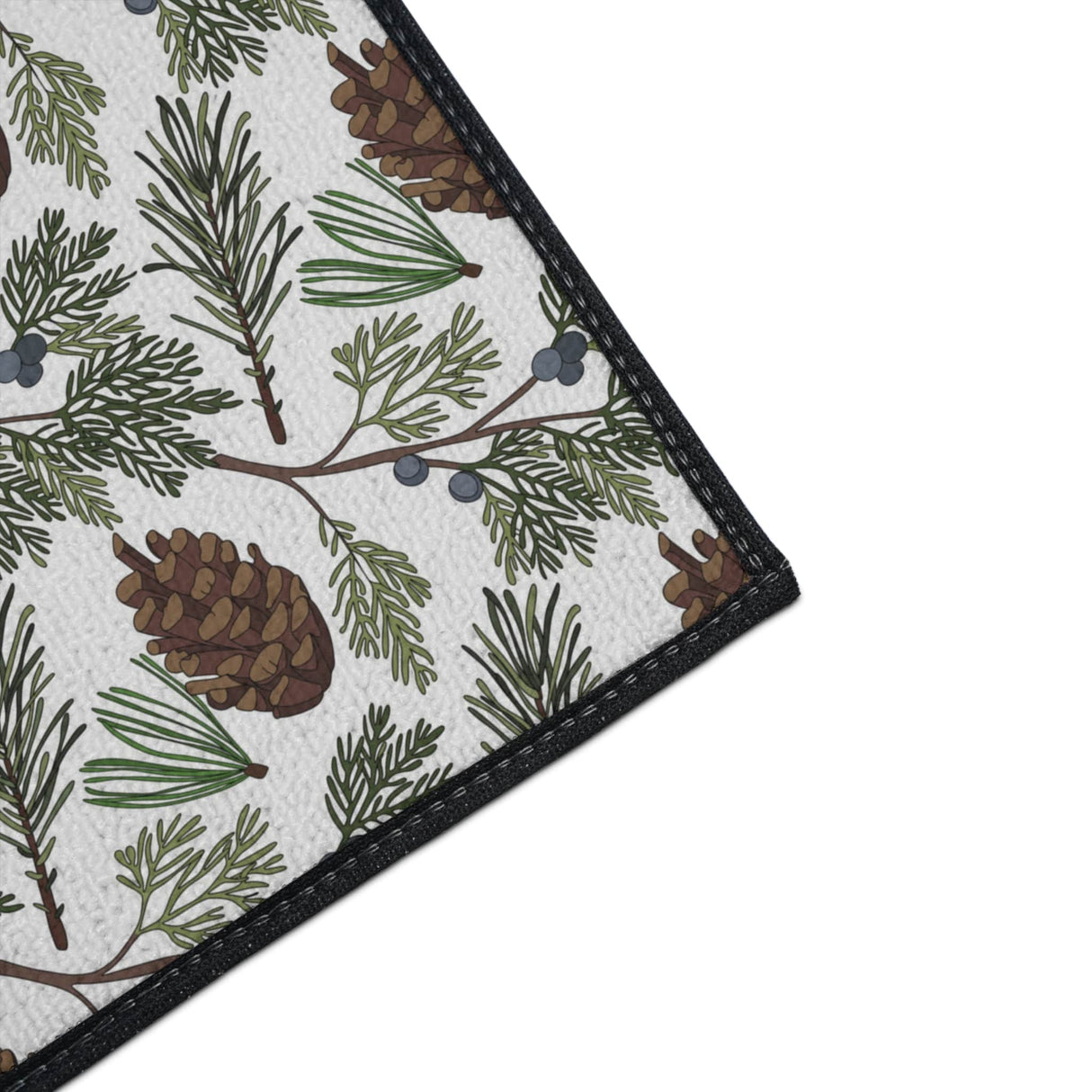 Pinecone Forest Non-Slip Rug