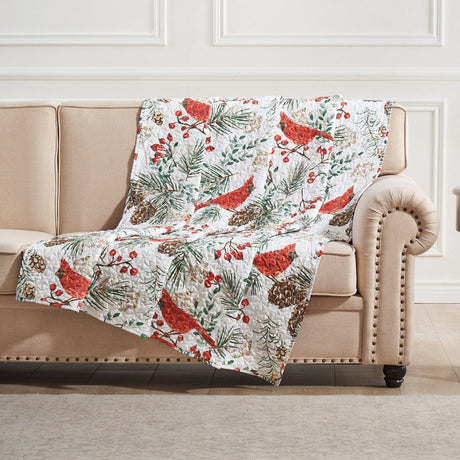 Cardinal Cottage Throw
