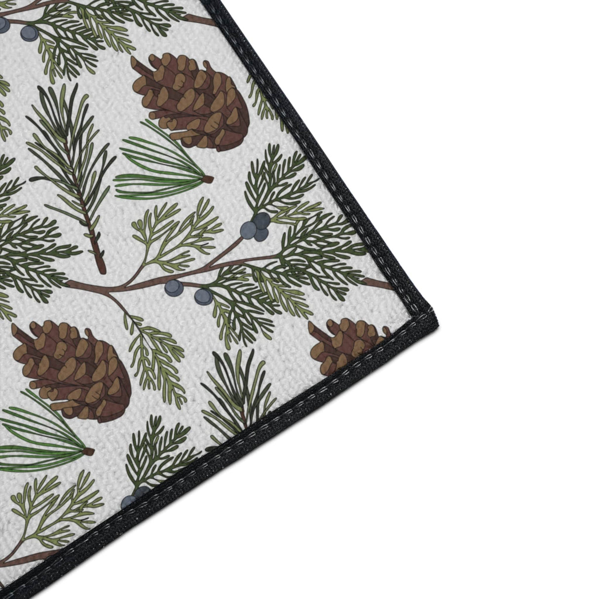 Pinecone Forest Non-Slip Rug