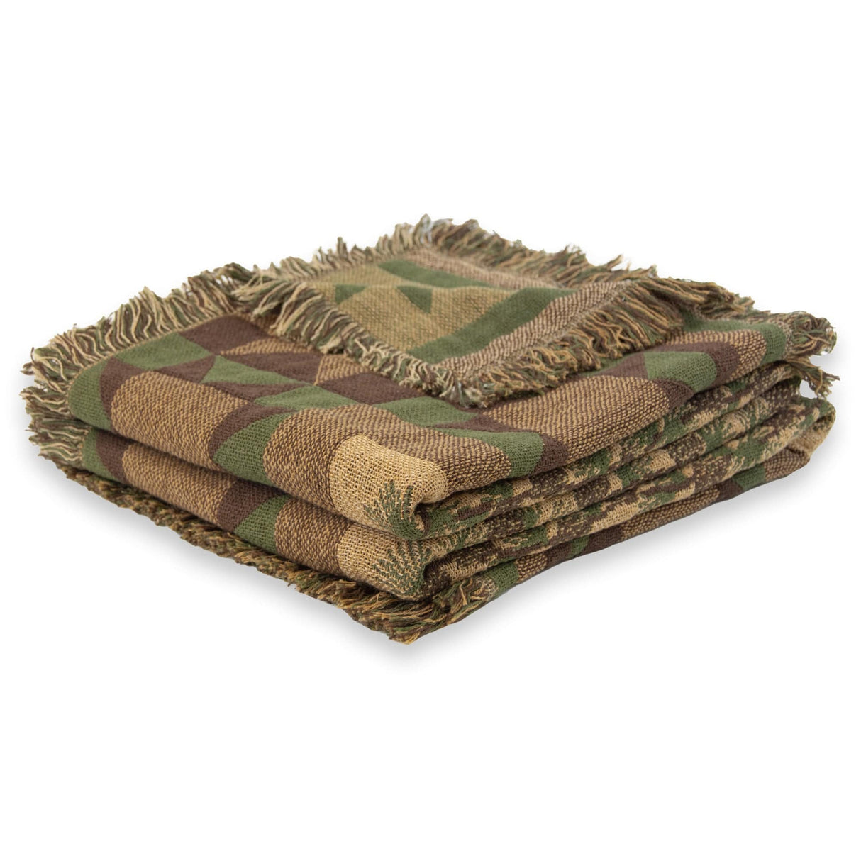 Antique Pine Matelasse Throw