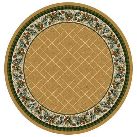 Spruce Maize 8' Round Area Rug