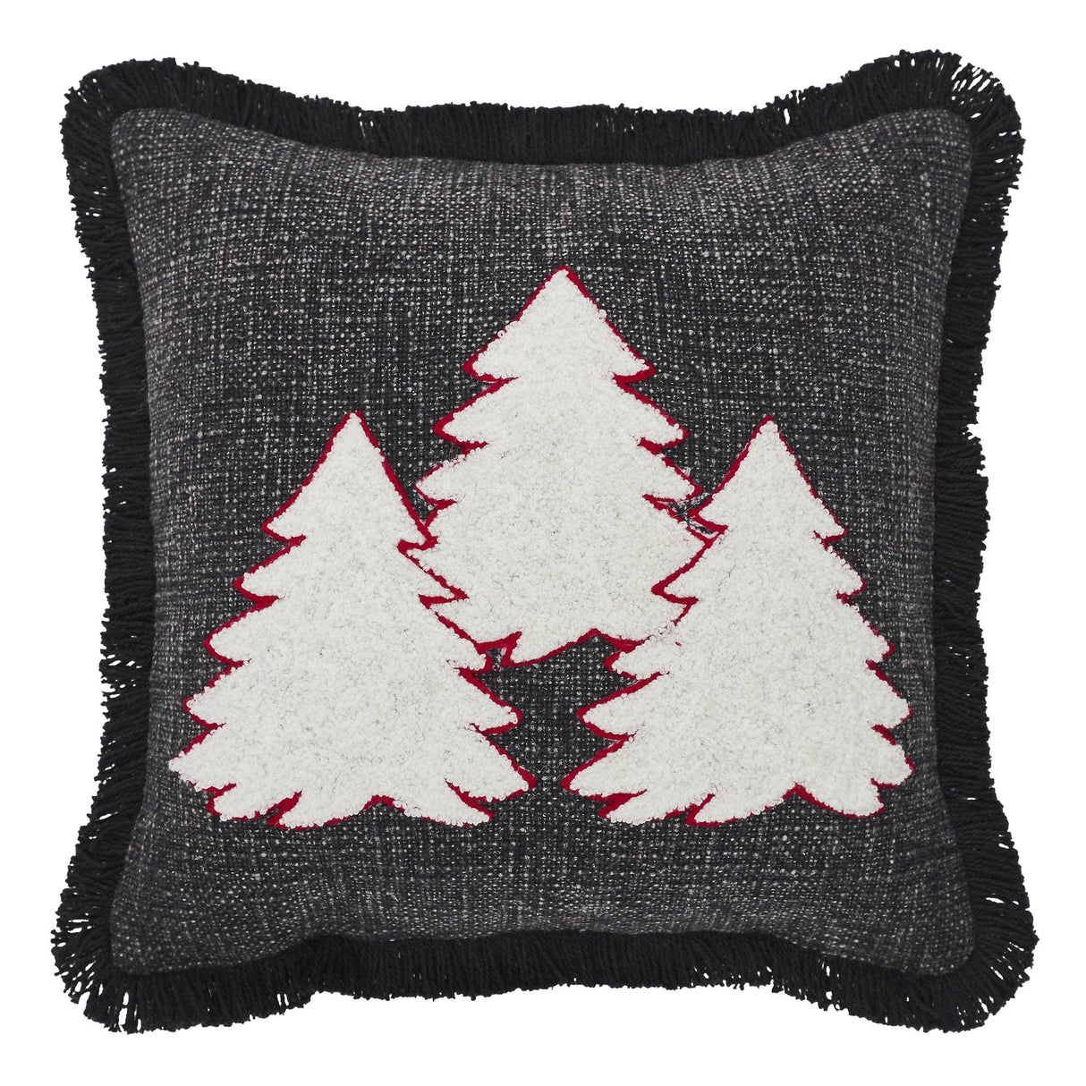 Triple Tree Woven Accent Pillow