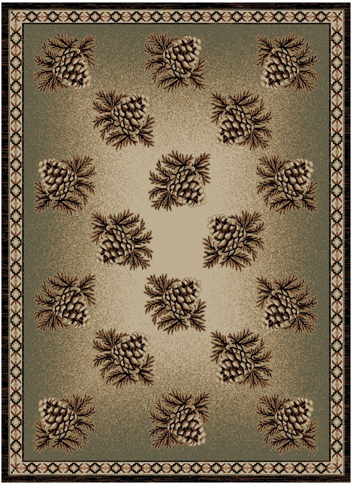 Rustling Pinecones Area Rug