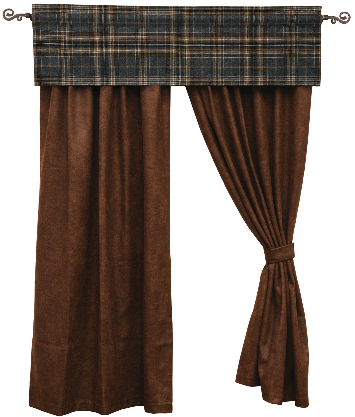 Oxford Plaid Drape Set