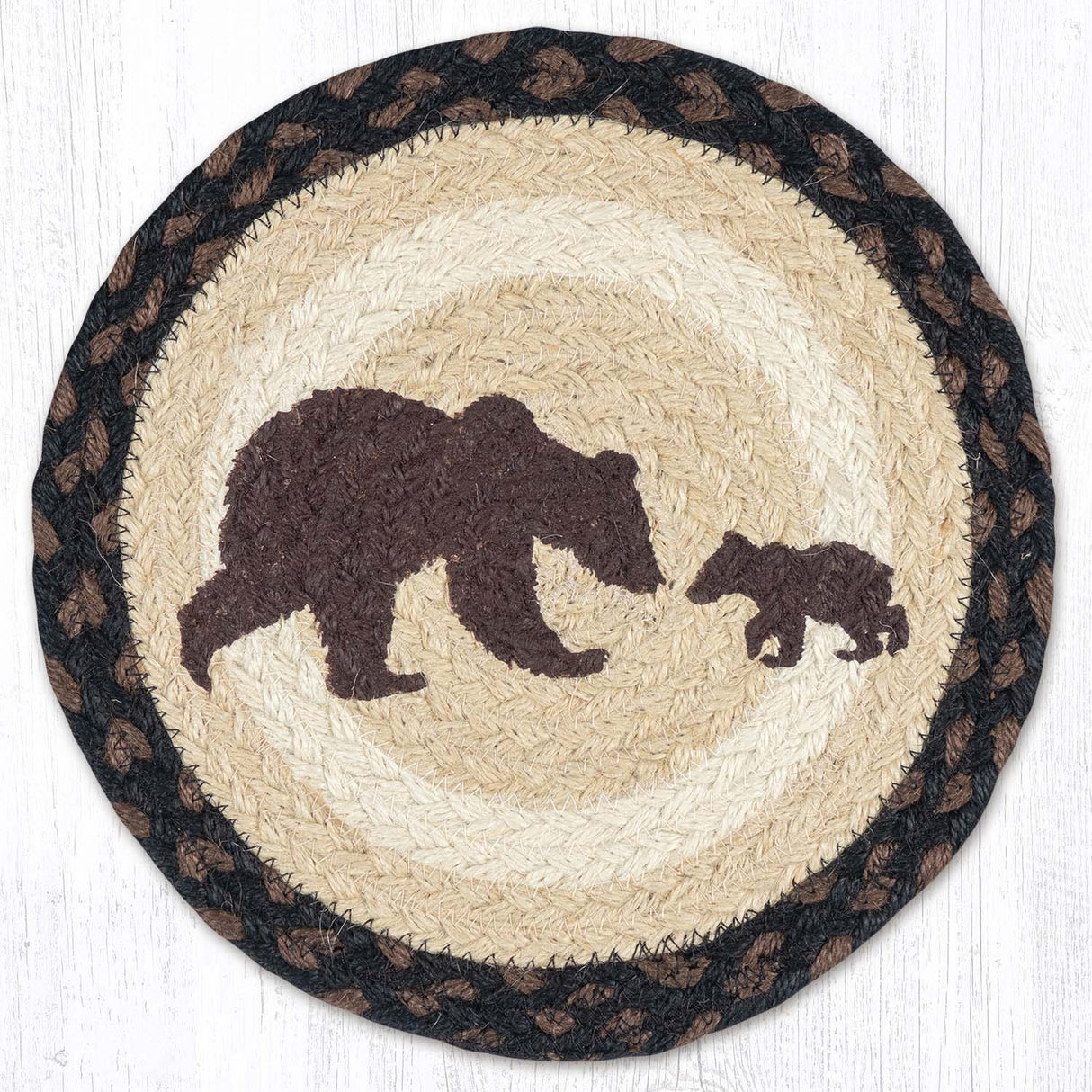 Happy Cub Printed Round Trivet