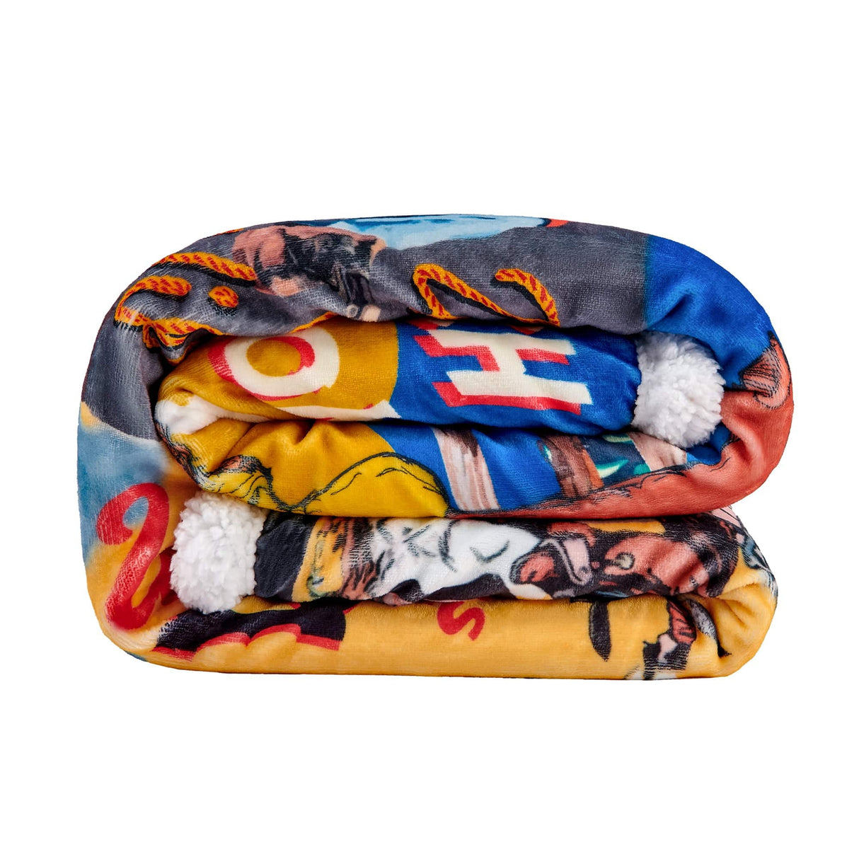 Wanted Western Sherpa Throw