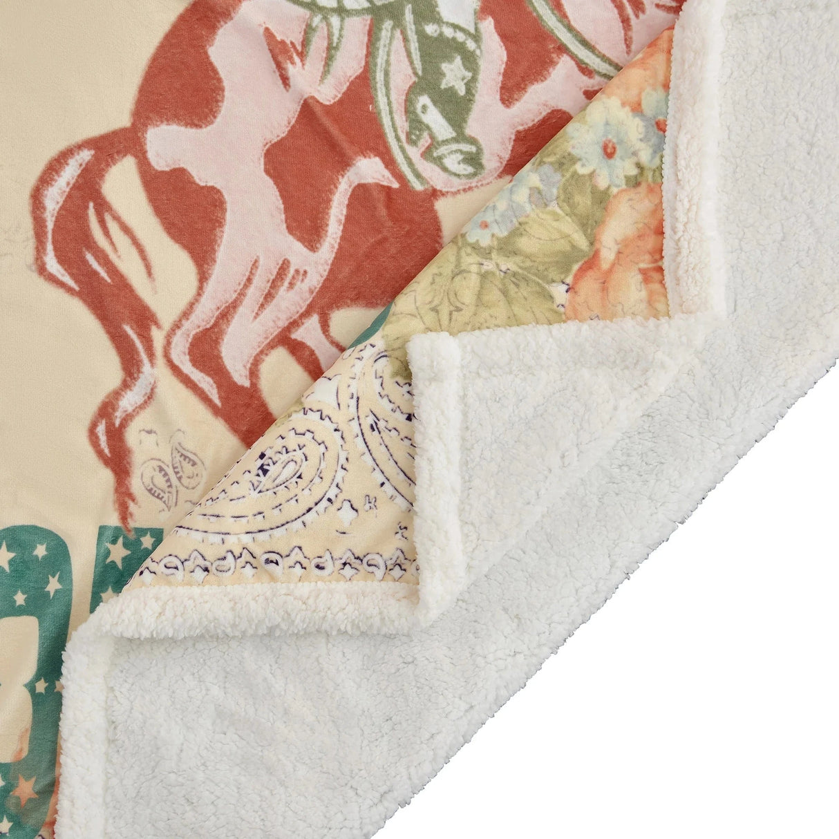Long Live Cowgirls Sherpa Throw