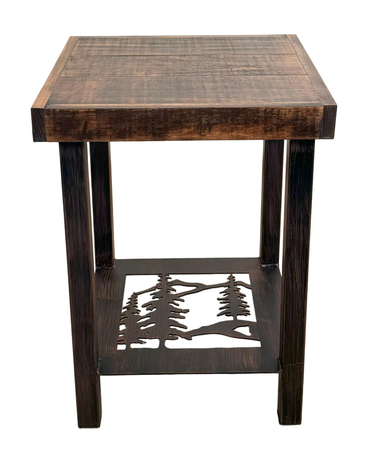 Rough Stain Forest End Table